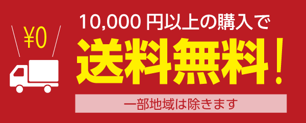 10,000円以上の購入で送料無料!一部地域は除きます